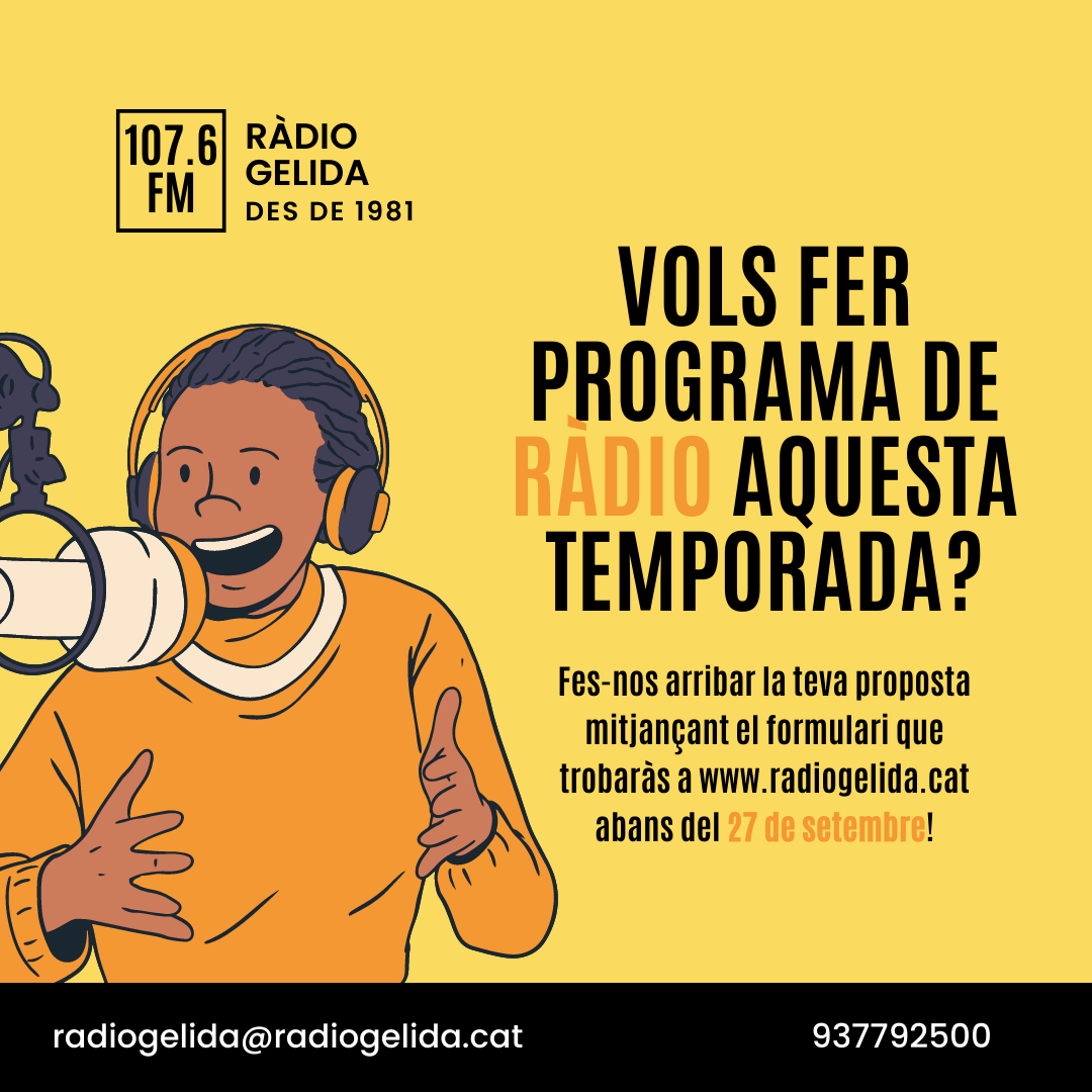 Tareas del hogar años Óxido Ràdio Gelida – L'emissora municipal de Gelida al 107.6